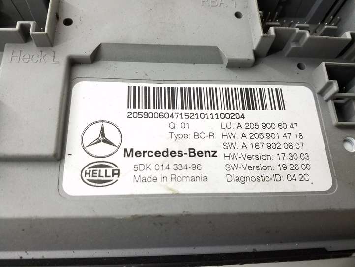 Mercedes-Benz EQC (2018 - )  A2059006047 Блок управления SAM