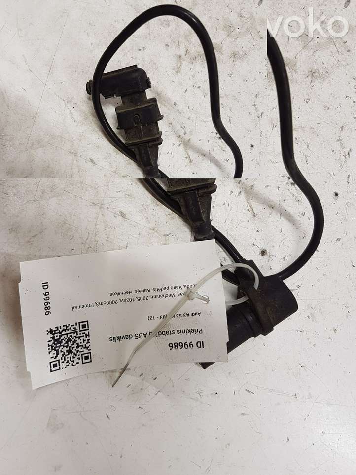Audi A3/S3 8P (2004 - 2008)  0281002 Передний датчик тормозов ABS