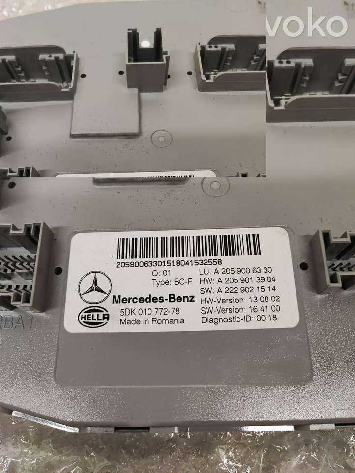Mercedes-Benz C AMG W205 (2014 - )  A2059006330 Блок управления SAM