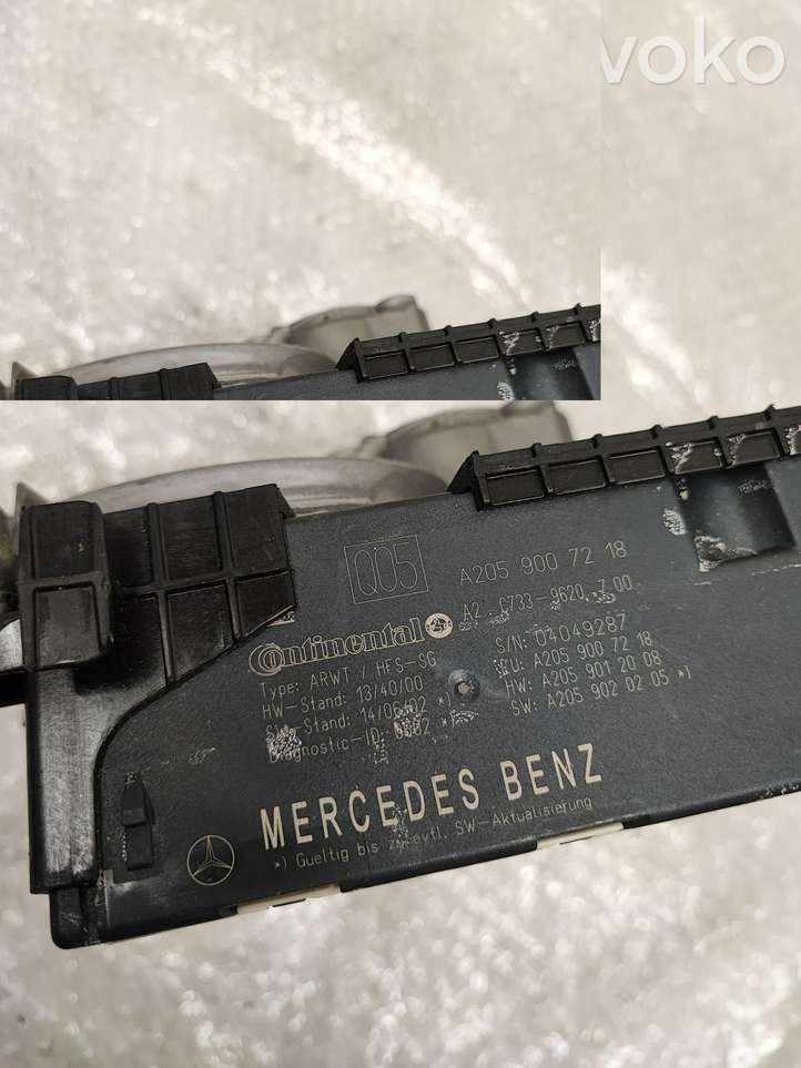 Mercedes-Benz C AMG W205 (2014 - )  A2059007218 Притягиватель задней крышки