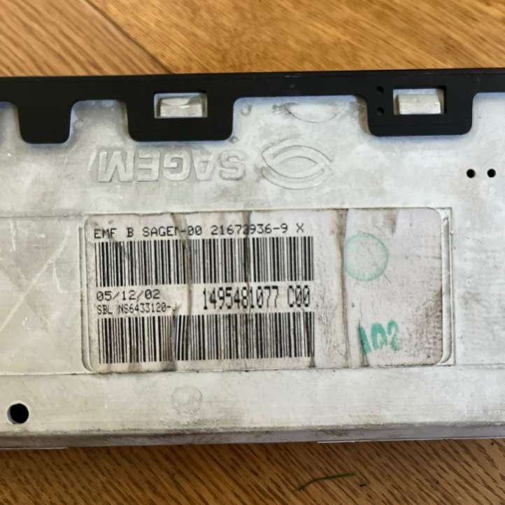 Peugeot 807 (2002 - 2011)  1495481077 Экран/ дисплей / маленький экран