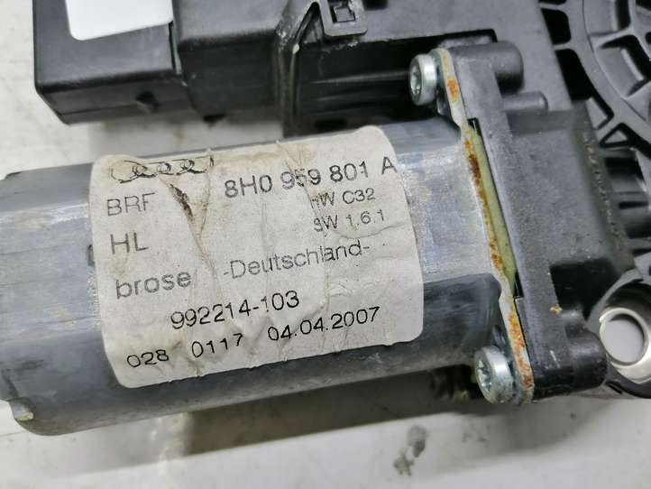 Audi A4 (2004 - 2009)  8H0959801A Механизм подъема окон задней двери