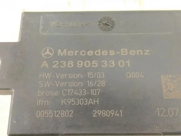 Mercedes-Benz GLC X253/C253 (2015 - ) Блок управления крышкой багажника — фото 4