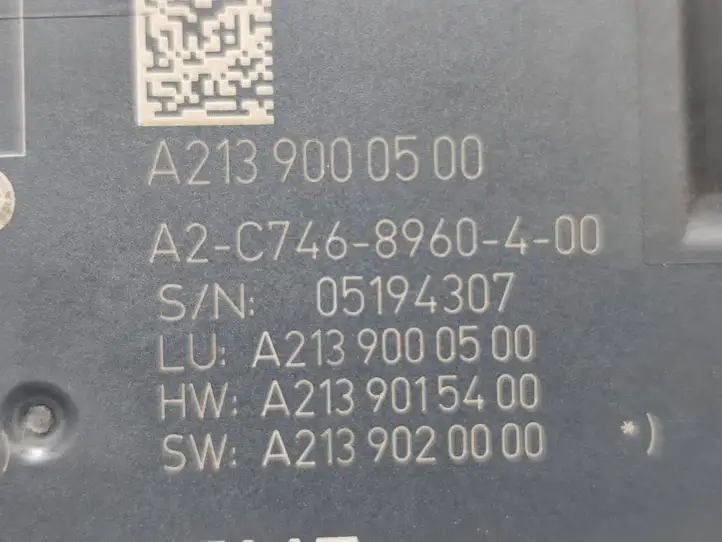 Mercedes-Benz EQC (2018 - ) A2139000500 Блок управления крышкой багажника — фото 5
