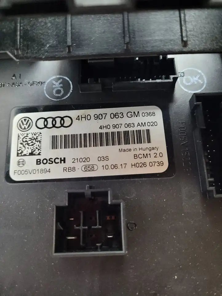 Audi A6 C7 (2014 - 2018) 4H0907063GM Модуль комфорта — фото 4