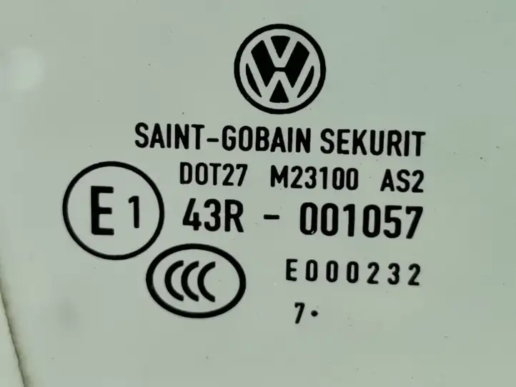 Volkswagen Golf V (2003 - 2009) 43R001057 Стекло задней двери — фото 2