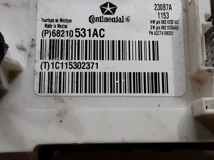 Jeep Grand Cherokee (2010 - 2021) 68210531AC Модуль комфорта — фото 3