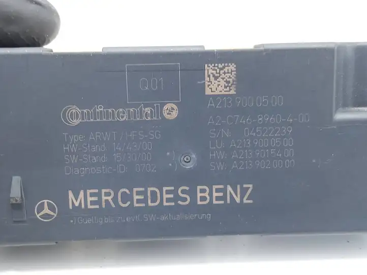 Mercedes-Benz E W213 (2016 - ) A2139000500 Блок управления крышкой багажника — фото 3