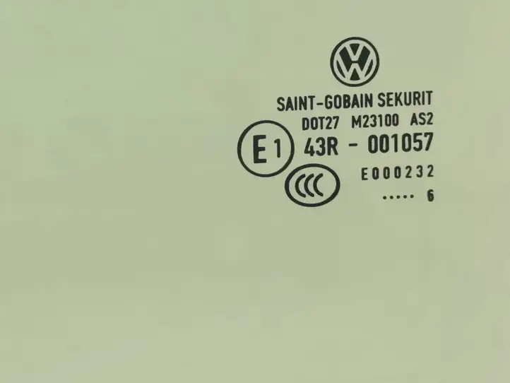 Volkswagen Golf Plus (2004 - 2008) 43R001057 Стекло задней двери — фото 2