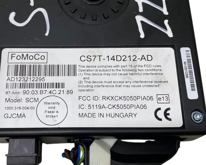 Ford S-MAX (2010 - 2015) CS7T14D212AD Bluetooth модуль — фото 4