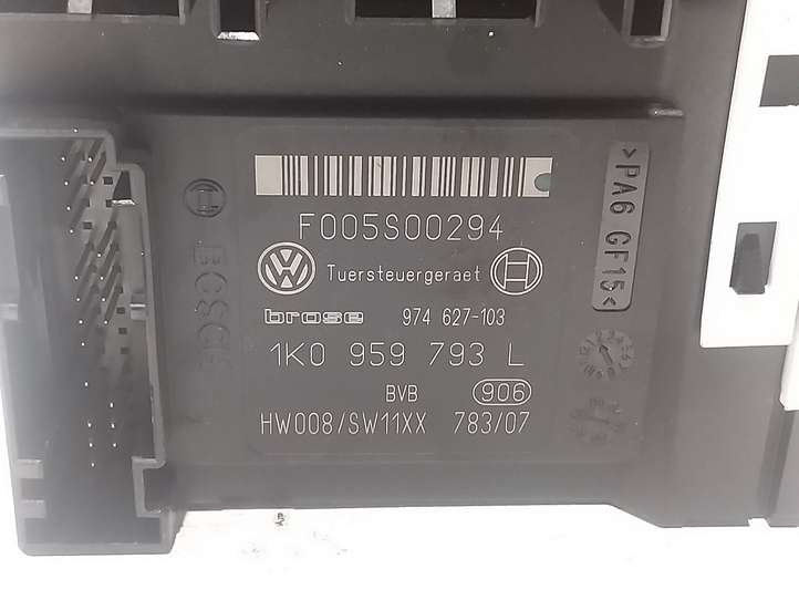 Volkswagen PASSAT B6 (2005 - 2010)  1K0959793L Механизм подъема окон задней двери