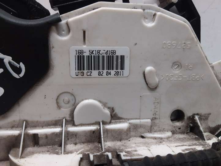 Volkswagen Polo (2009 - 2015)  5K1837016B Передняя звукоизоляция