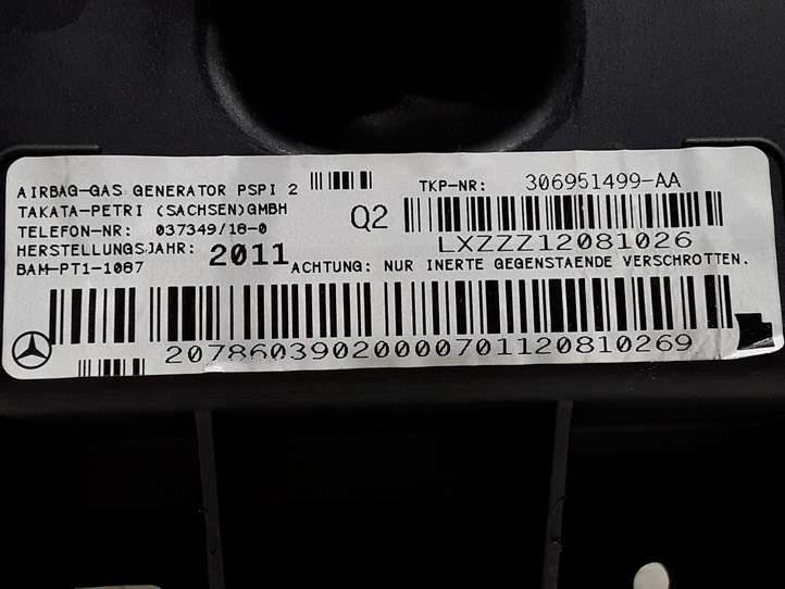 Mercedes-Benz E A207 (2010 - 2017)  2078603902 Подушка безопастности пассажира