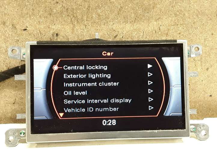 Audi A4 (2007 - 2011)  8T0919603F Экран/ дисплей / маленький экран