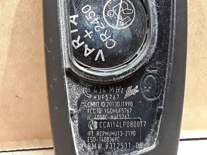 BMW 3 F30 F35 F31 (2012 - 2018)  9312531 Ключ / карточка зажигания