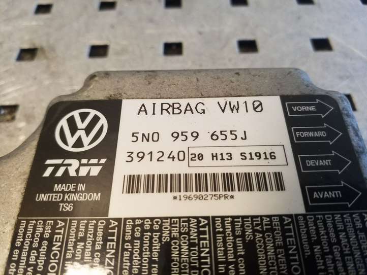 Volkswagen Tiguan (2007 - 2011)  5N0959655J Блок управления надувных подушек