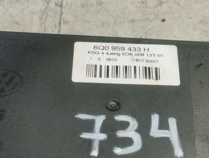 Skoda Fabia Mk1 (6Y) (1999 - 2007)  6Q0959433H Mодуль kомфортa