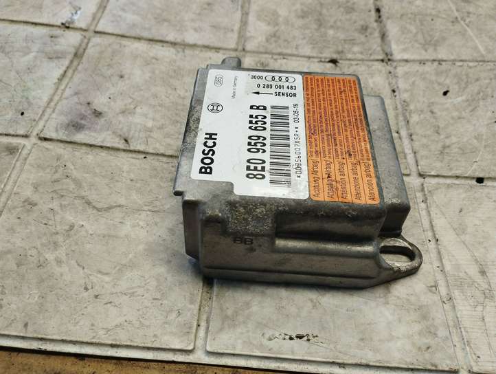 Audi A4 (2000 - 2006)  8E0959655B Блок управления надувных подушек