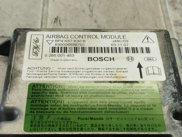 Mazda 3 (2006 - 2009)  0285001453 Блок управления надувных подушек