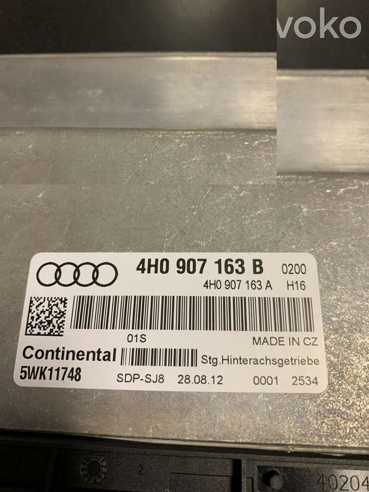 Audi A8 (2010 - 2014)  4H0907163B Блок управления коробки передач