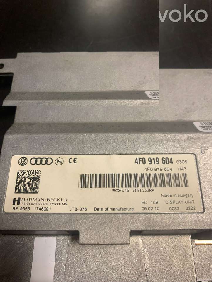 Audi A5 (2007 - 2011)  4F0919604 Экран/ дисплей / маленький экран