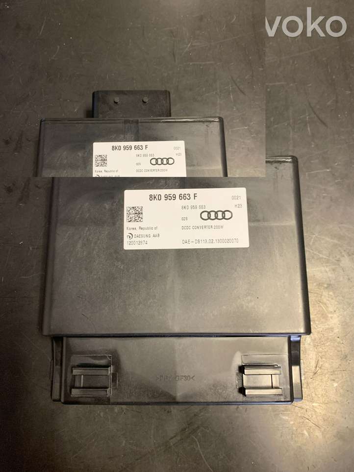Audi A4 (2007 - 2011)  8K0959663F Преобразователь напряжения / обменный модуль
