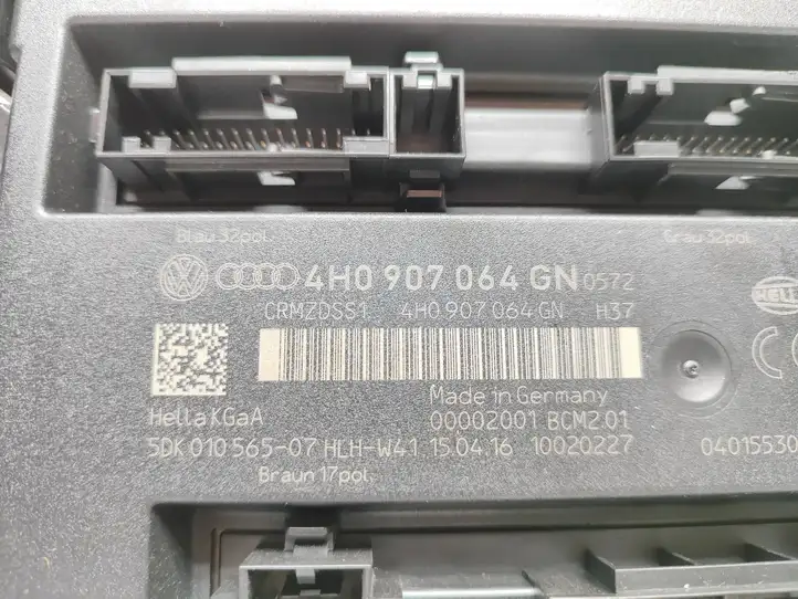 Audi A6 C7 (2014 - 2018) 4H0907064GN Модуль комфорта — фото 4
