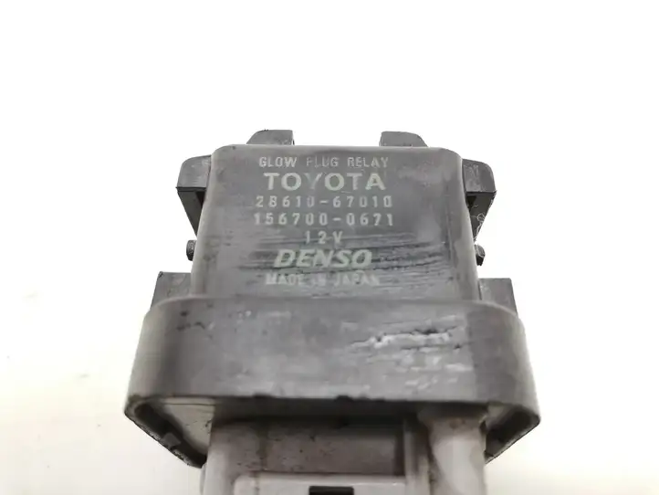 Toyota Yaris (2005 - 2009) 2861067010 Реле накала свечей — фото 2