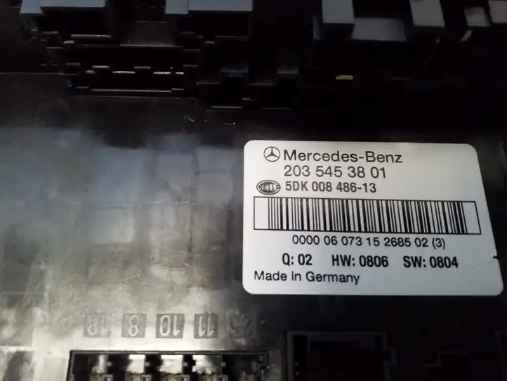 Mercedes-Benz C W203 (2000 - 2007) 2035453801 Модуль комфорта — фото 9