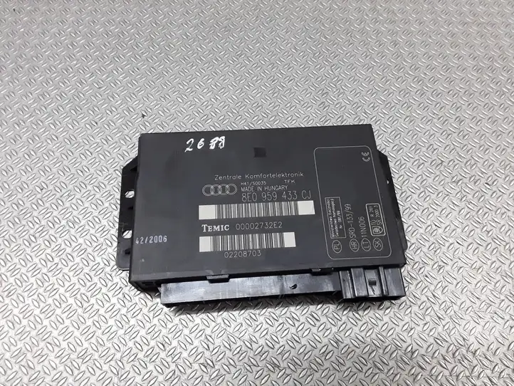 Audi A4 S4 B7 8E 8H (2004 - 2009) 8E0959433CJ Модуль комфорта — фото 1
