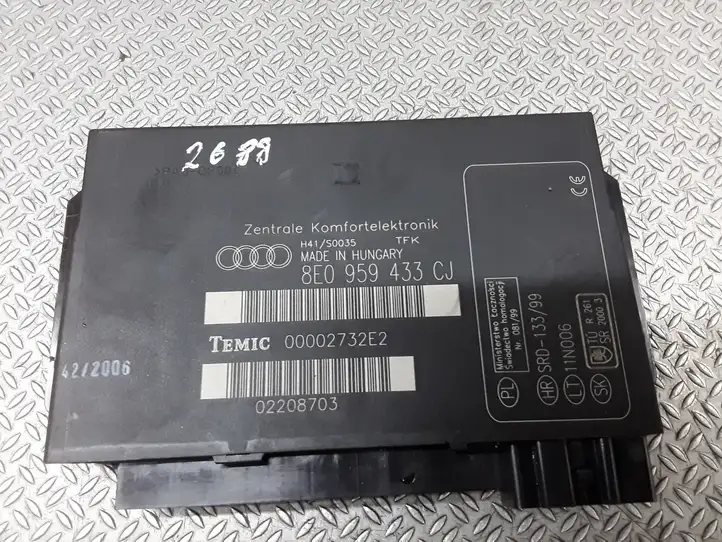 Audi A4 S4 B7 8E 8H (2004 - 2009) 8E0959433CJ Модуль комфорта — фото 2