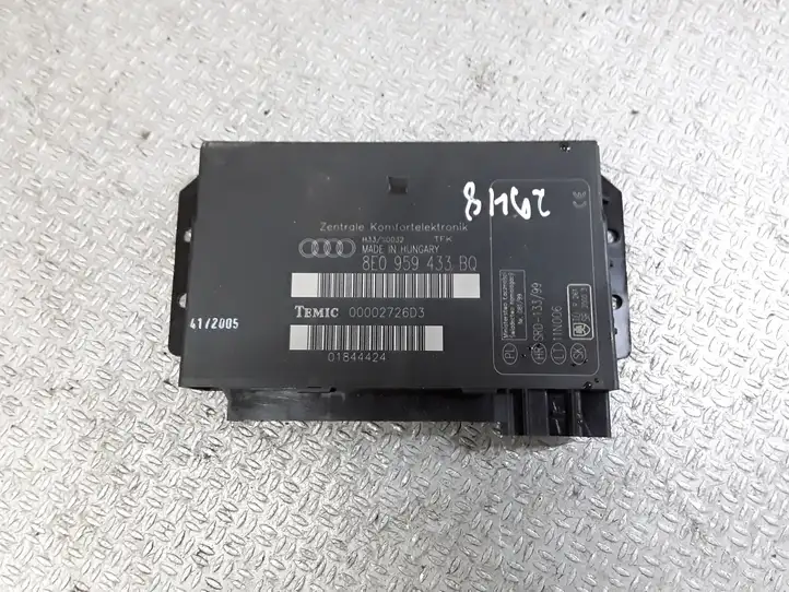 Audi A4 S4 B7 8E 8H (2004 - 2009) 8E0959433BQ Модуль комфорта — фото 1