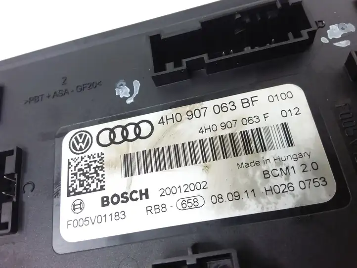 Audi A6 C7 (2011 - 2014) 4H0907063BF Модуль комфорта — фото 3