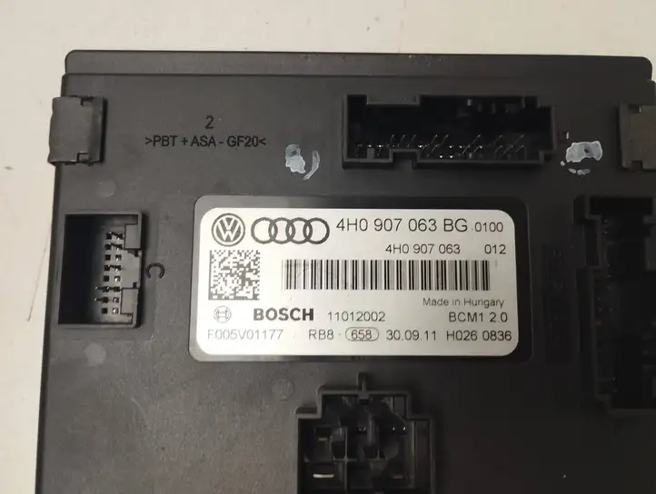 Audi A6 C7 (2011 - 2014) 4H0907063BG Модуль комфорта — фото 5
