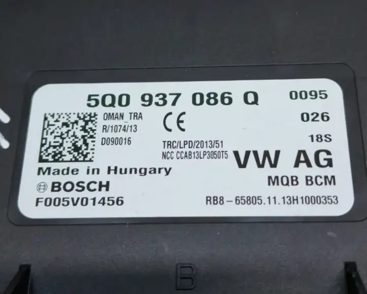 Volkswagen Golf VII (2013 - 2019) 5Q0937086Q Модуль комфорта — фото 3