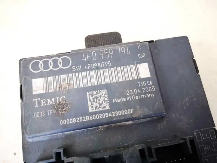 Audi A6 S6 C5 4B (1997 - 2001) 4f0959794 Блок управления дверью — фото 2