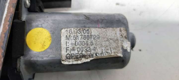 Fiat Punto (199) (2005 - 2018)  51786729 Передний комплект электрического механизма для подъема окна