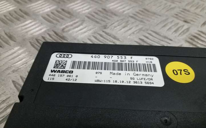 Audi A6 allroad (2012 - 2014)  4G0907553F Блок управления подвески
