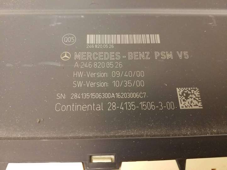 Mercedes-Benz B-class W246 (2014 - 2018)  A2468200526 Модуль управления сидением