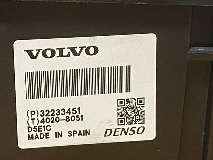 Volvo XC90 (2019 - )  32233451 Экран дисплея вверх