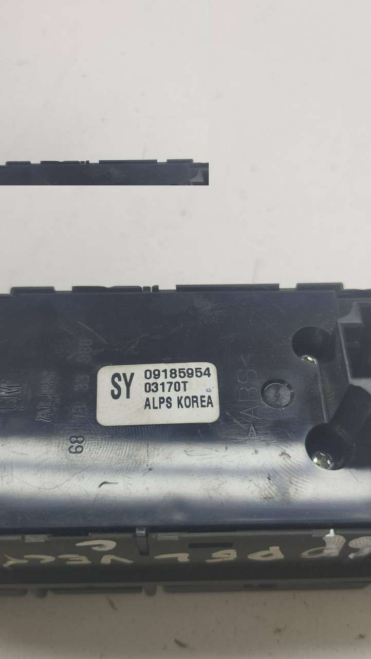 Opel Astra (2004 - 2009)  09185954 Кнопка стеклоподъемников