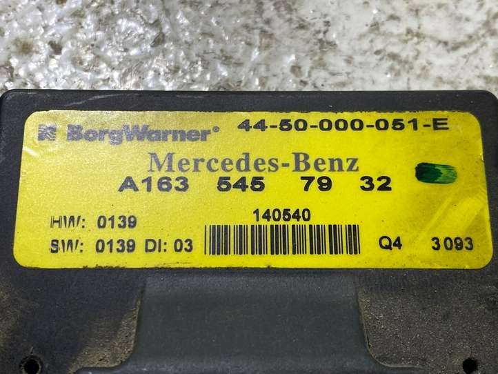 Mercedes-Benz ML W163 (1997 - 2005)  A1635457932 Блок управления редуктора коробки передач (раздатки)