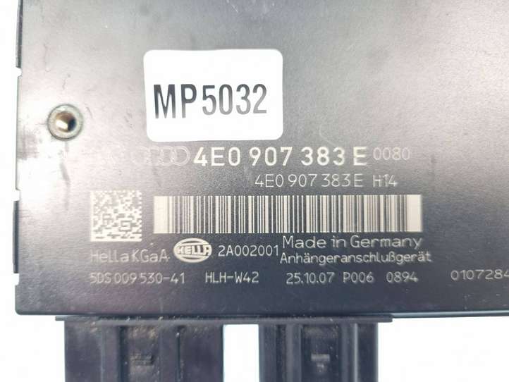 Audi Q7 (2009 - 2015)  4E0907383E Блок управления крюка для прицепа