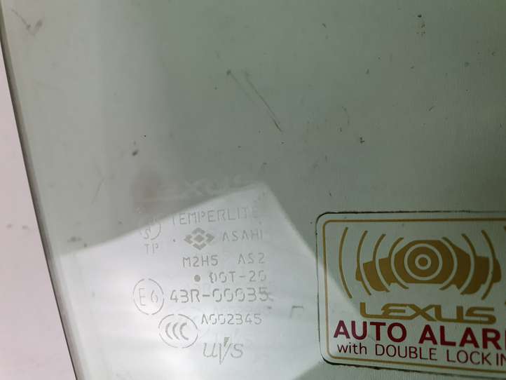 Lexus GS 300 350 430 450h (2004 - 2007)   Основное стекло передних дверей (четырехдверного автомобиля)