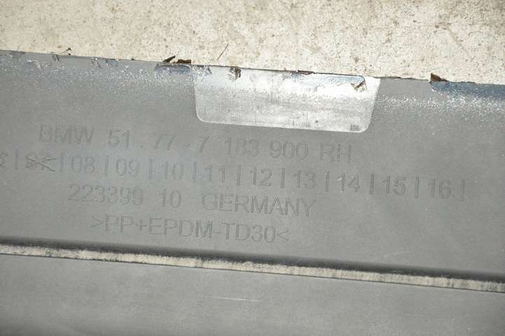 BMW 7 F01 F02 F03 F04 (2008 - 2016)  7183900 Порог