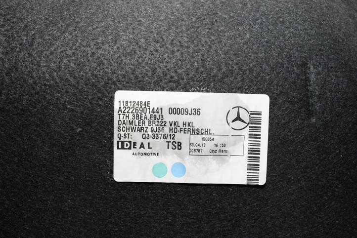 Mercedes-Benz S W222 (2013 - )  A2226901441 Основной отделочный щит