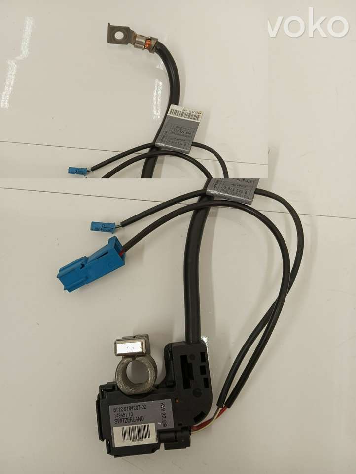 BMW X5 E70 (2006 - 2013)  9184207 Минусовый провод (аккумулятора)
