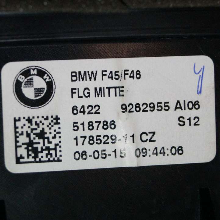 BMW 2 F45 (2014 - 2021)  9262955 Воздушная решётка окна