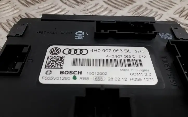 Volkswagen Touareg II (2010 - 2018) 4H0907063BL Модуль комфорта — фото 4