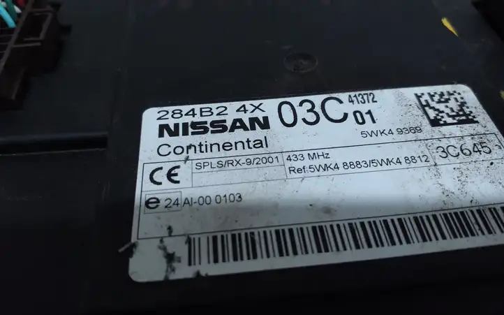 Nissan Navara D40 (2004 - 2015) 284B2 Модуль комфорта — фото 6